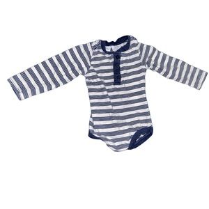 6-9 Months Tommy Bahama Boys Striped Long-Sleeve Onesie